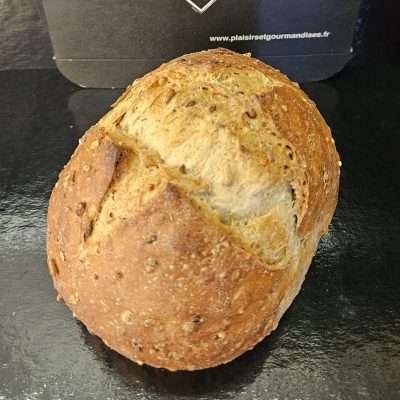 pain aux céréales torréfié et graines de courge