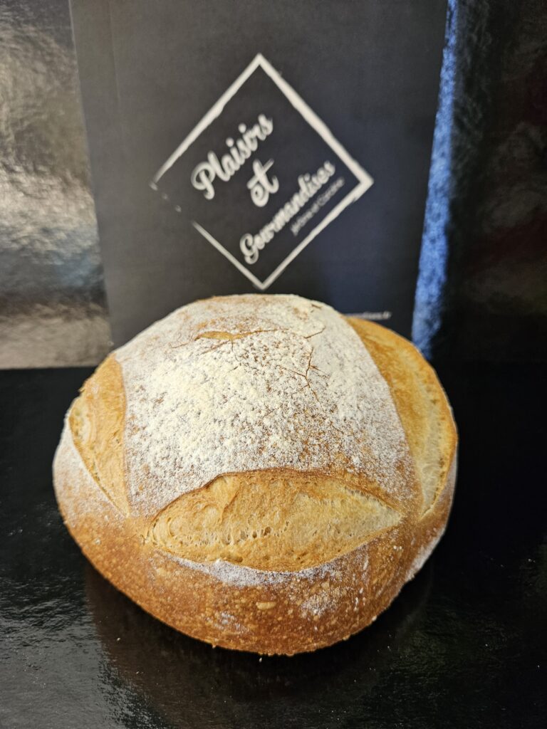 pain de campagne avec une mie serre de couleur grise
