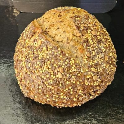 pain a la farine de seigle et 9 cereales